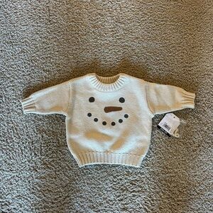 Little Co - 3M - Snowman Sweater